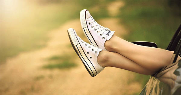 What kind of shoes are you wearing right now?