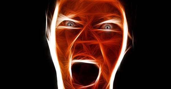 When you're angry, do you…