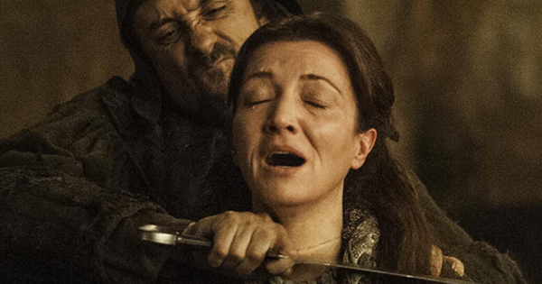 Game of Thrones personality quiz result showing throat slit death outcome