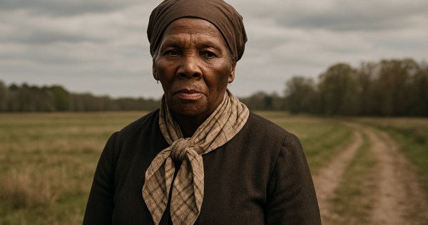 Person discovering their past life personality quiz result as Harriet Tubman